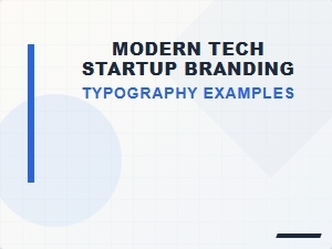 Examples of Typography in Modern Tech Branding